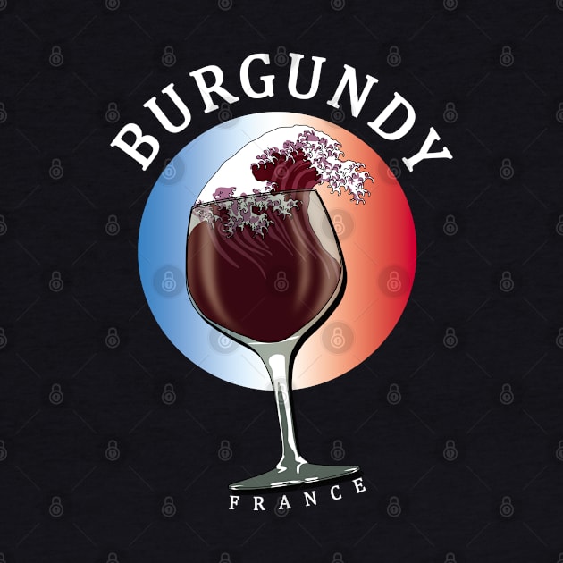 Burgundy French Wine by TMBTM